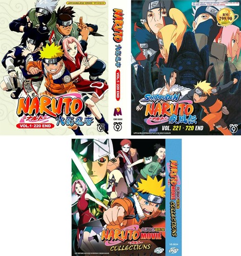 Dvd anime naruto - anime,