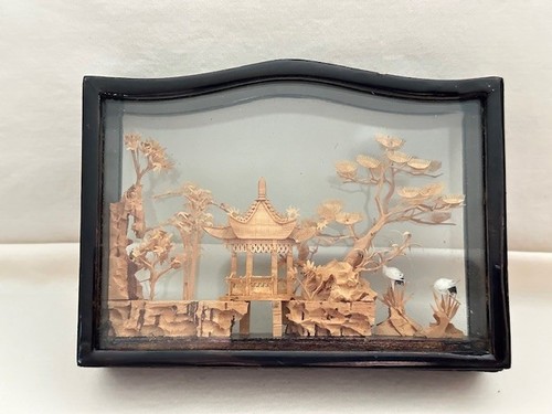 Cicogne scena giardino - , arte