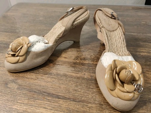 Chanel sandales compensées - sandales,