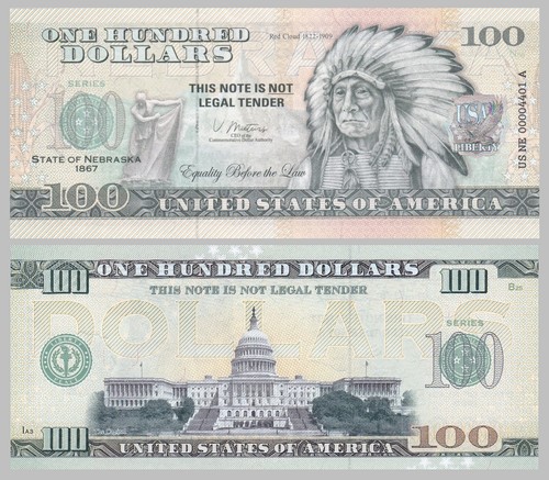 Usa 100 dollari - 100, souvenir