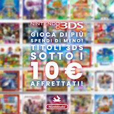 LOTTO GIOCHI A MENO DI 10€ ⚡️ NINTENDO 3DS 2DS ? SP. GRATIS SCONTI FINO AL 20%