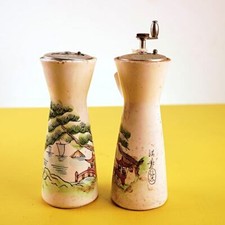 porta sale e pepe in ceramica giapponese vintage