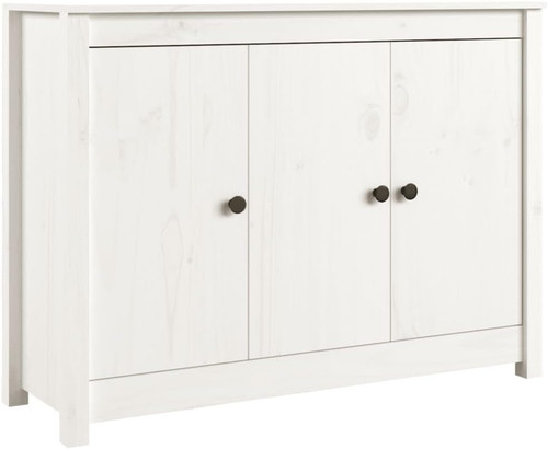 Credenza bianca 100x35x74 - bianca, cm