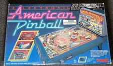 1991 Tomy Electronic American Pinball Arcade Machine Vintage da tavolo **LEGGI DESC**
