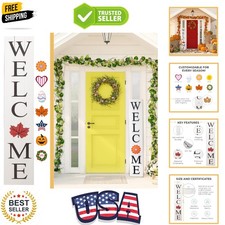 Insegna di benvenuto verticale