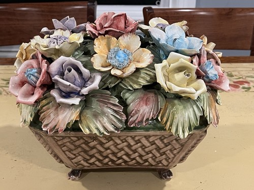 Cesto fiori porcellana - in,