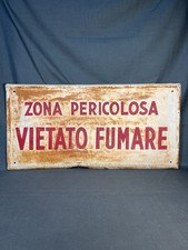 Insegna in lamiera vintage