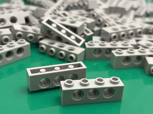 Lego brick 1x4 - 1x4, fori