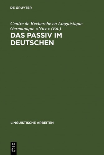 Das passiv deutschen - deutschen, by