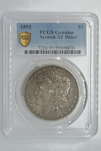 1893 morgan dollar pcgs - 1893, $1