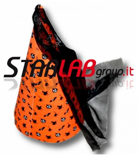 Cappello con veletta halloween - con,