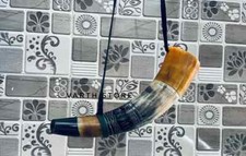 Corno da guerra vichingo - tromba da battaglia originale 16" con corno di bue...