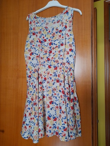 Vestito fiori smanicato tg - smanicato,
