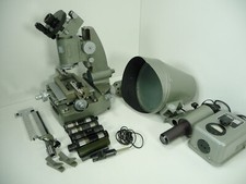 Vecchio ma nuovo strumento PZO microscopio di misurazione Toolmakers Microscope con molti extra