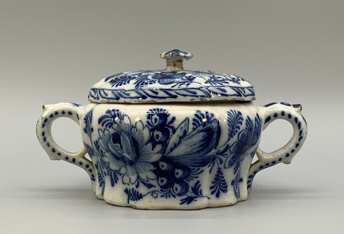 Vaso inglese delft posset - inglese, xvii