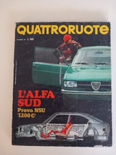 Libro Rivista Quattroruote N.192 Dicembre 1971