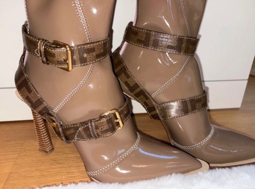 Stivali fendi con tacco - stivali,