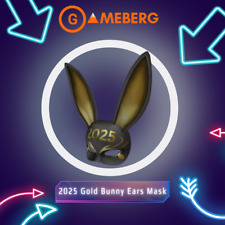 Roblox - Maschera orecchie coniglietto oro 2025 - tutte le piattaforme
