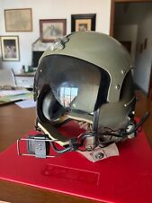 Casco elmetto pilota JET GENTEX FLIGHT HELMET US NATO vintage 70 NAS Sicily
