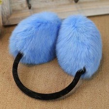 Donna Soffice Morbido Cuffie Orecchie Simil Coniglio Pelo Paraorecchie