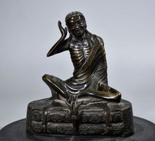 Antica statua Buddha Milarepa