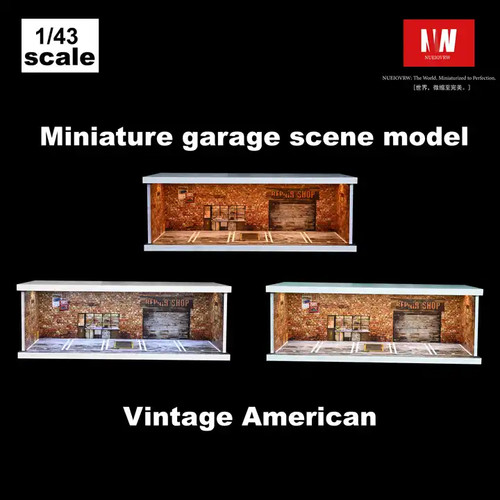 Diorama auto garage - diorama,