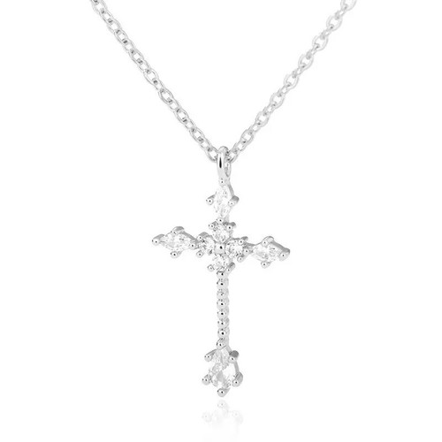 Ciondolo croce argento donna - croce,