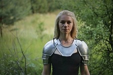 Coppia di pauldroni dama