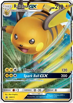 Raichu sm213 pokemon - -,