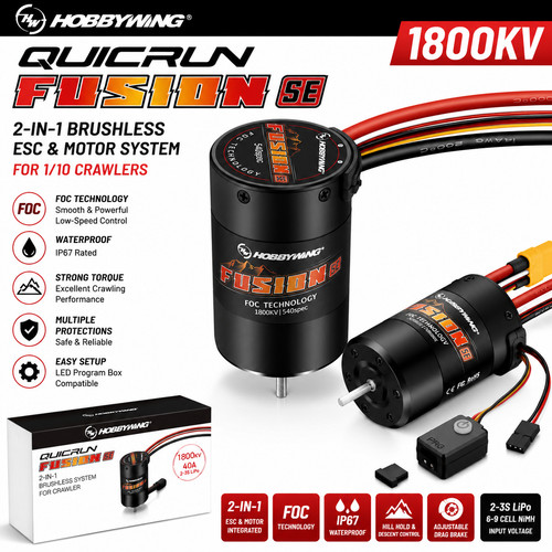 Hobbywing quicrun fusion - hobbywing,