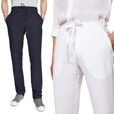 Pantalone Uomo Di Lino