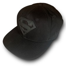 Cappello Superman DC New Era con Visiera Dritta Snapback Nero 9fifty in Cotone
