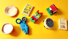 mulino bianco 80s sorpresina allegri cancellini lotto 8 gomme gommine eraser