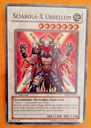Sciabola x - yu-gi-oh,