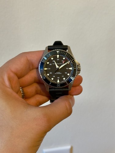 Hamilton khaki scuba black - hamilton,