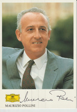 Maurizio Pollini, cartolina