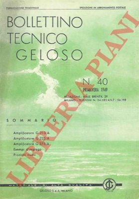 Radiotecnica geloso - radiotecnica,