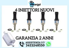4 INIETTORI PER BRC GPL BLU