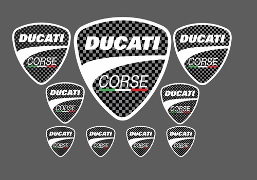 Adesivi ducati corse - adesivi,