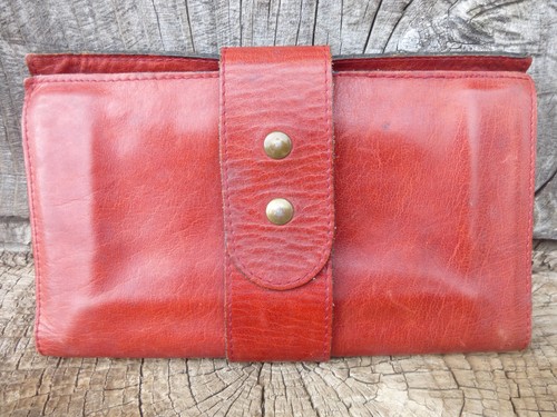 Pochette vintage pelle - pochette,