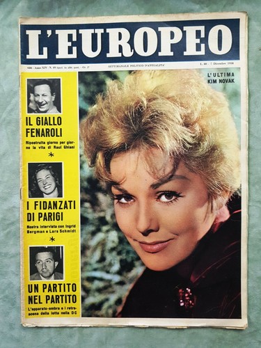 Europeo italian magazine - italian, n