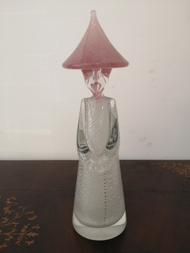 Scultura uomo cinese vetro - cinese,