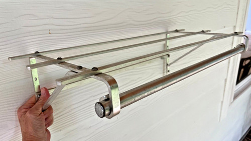 Scaffale vintage alluminio - vintage,