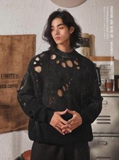 Retro Style Sweater Men Autumn