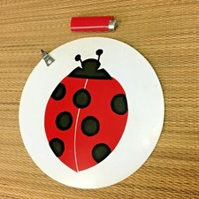 TOTAL COCCINELLA IO PORTO FORTUNA BENZINA OLIO TARGA TABELLA INSEGNA  VINTAGE