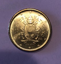 50 cent CITTA' DEL VATICANO 2020 - CIRCOLATA