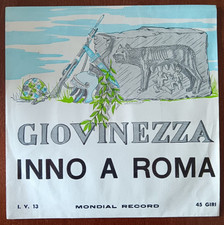 VINILE 45 GIRI - GIOVINEZZA