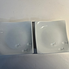 Set 2 piatti quadrati in