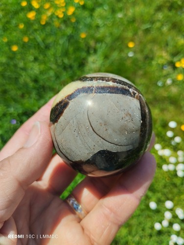 Septaria forme sphère pierre - sphère,