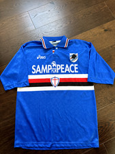Maglia Sampdoria vintage #2 Match Worn Issued serie a indossata preparata trikot